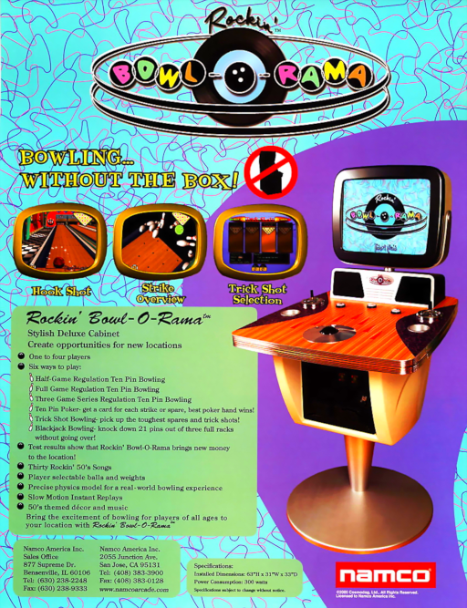 Bowl-O-Rama Arcade Game Cover